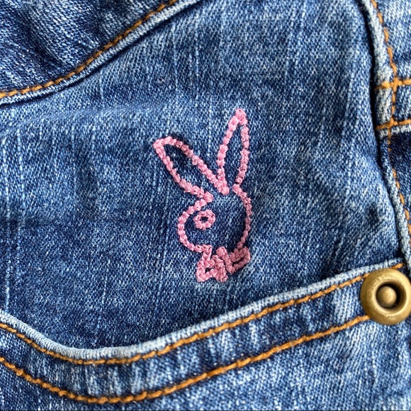 Playboy Denim Bootcut Distressed Jeans Vintage VTG - Picture 9 of 16